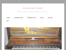 Tablet Screenshot of pianoaccord.fr